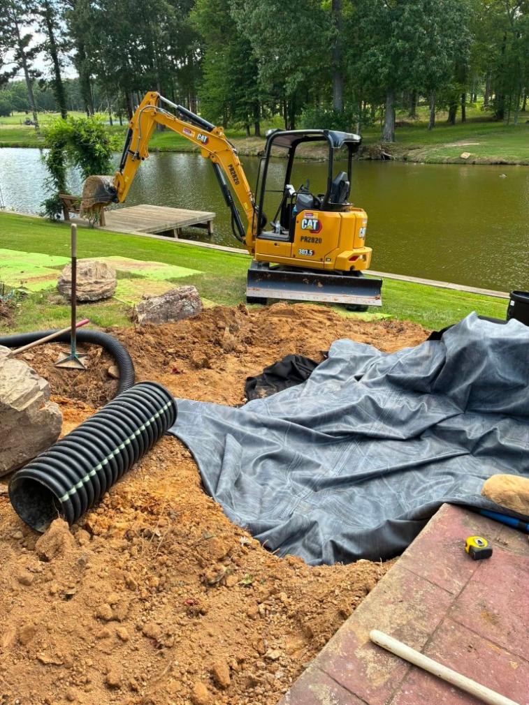 Pond maintenance and repair in Ridgeland, MS